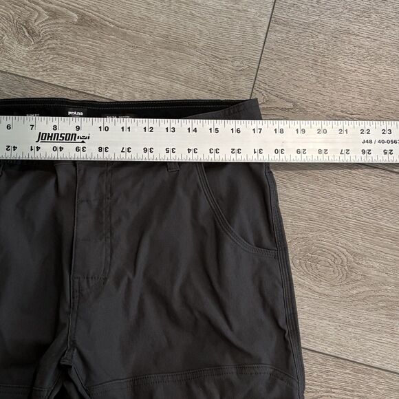 Prana Zion Pants Men 34x30 Gray Belted Hiking Outdoor Utility Slim Fit - Picture 5 of 8